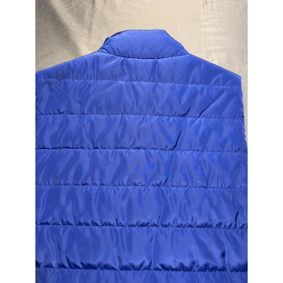 Michael Michael Kors Vest Womens Small Blue Puffer Quilted Zip Sleeveless - Picture 9 of 9
